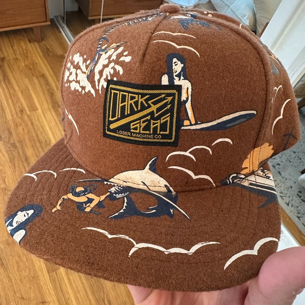 Loser Machine- Dark Seas - all over print hat- like new